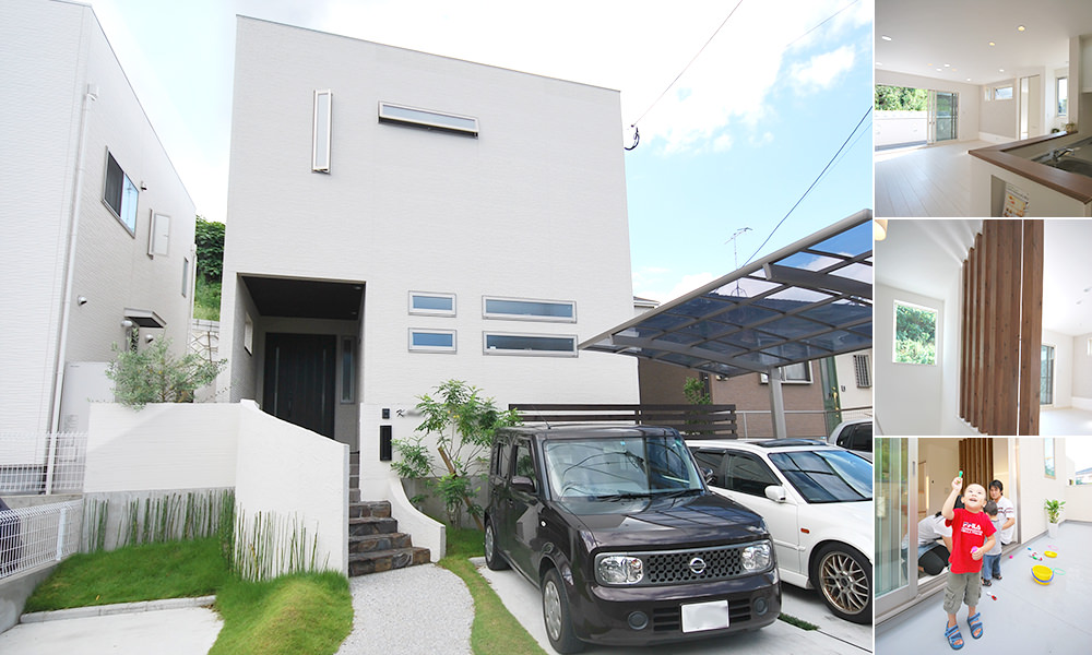 福岡市【H様邸】適材適所収納豊富な２階リビングの家