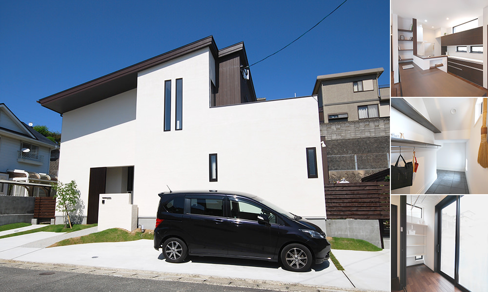 福岡市【Ｉ様邸】収納と動線に優れた熱効率の良い平屋感覚・塗り壁の家